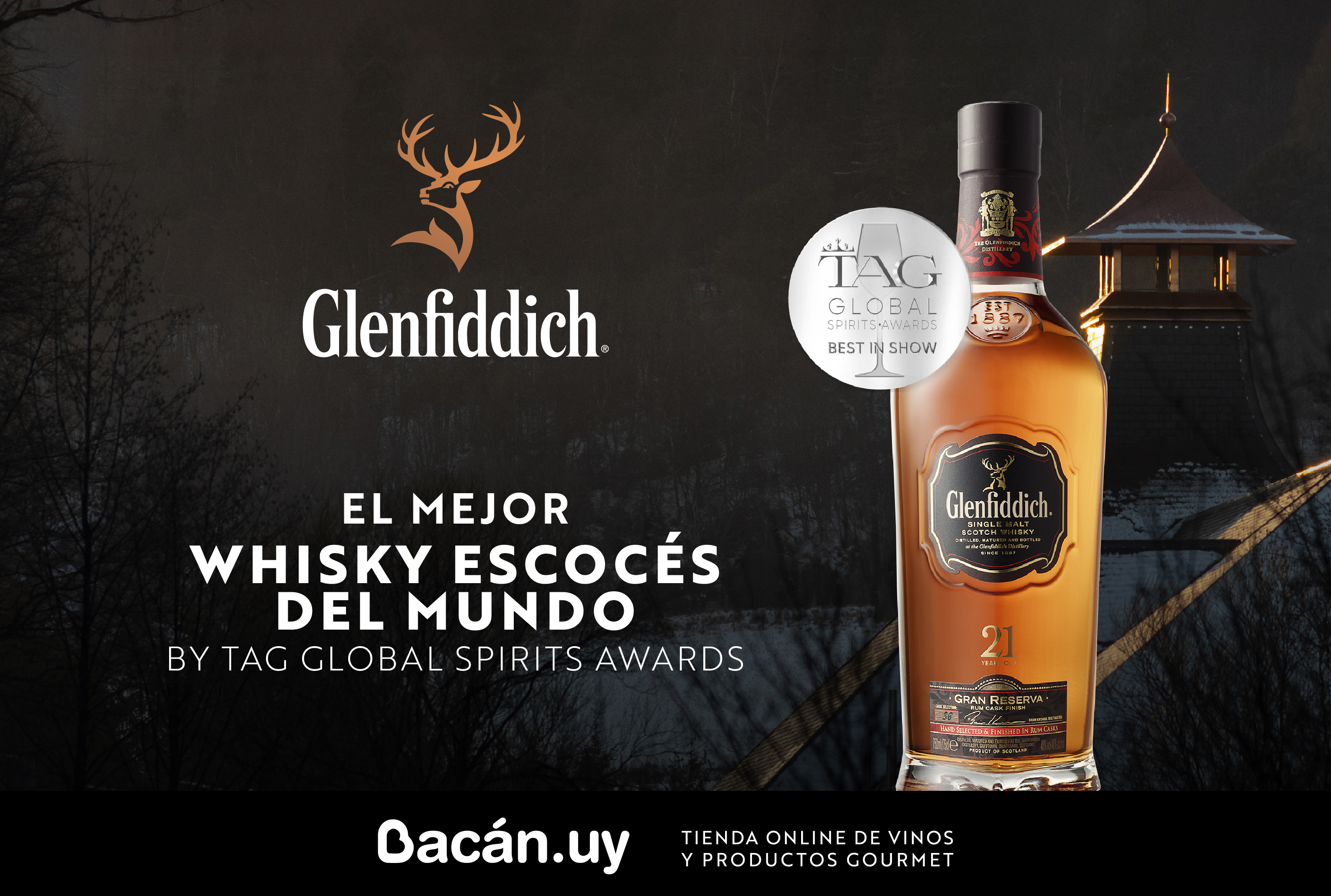 Glenfiddich 21 Años: El Mejor Whisky Escocés del Mundo.